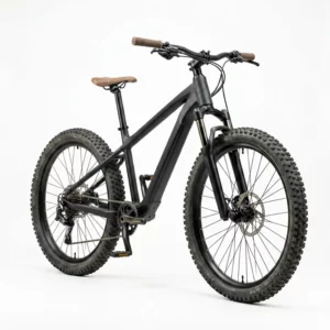 Clean product photo of electric bike on white background