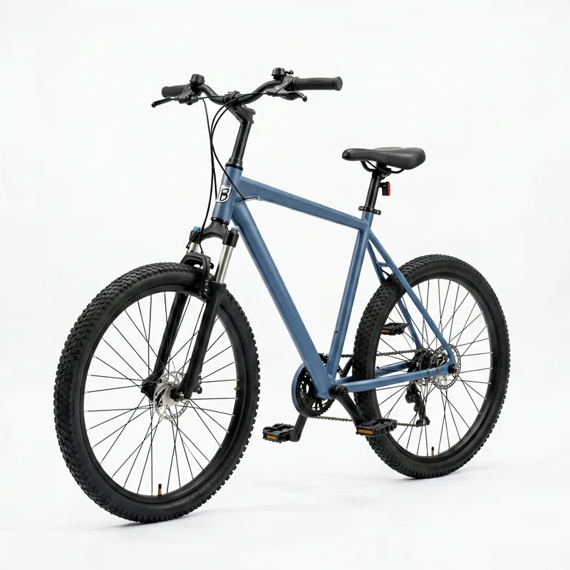 Clean product photo of electric bike on white background