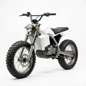 Clean product photo of electric bike on white background