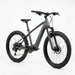Clean product photo of electric bike on white background